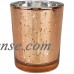 Just Artifacts Speckled Mercury Glass Votive Candle Holder 2.75"H (6pcs, Speckled Gold Votives)   